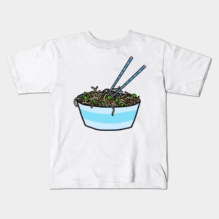 Noodles and green peas Kids T-Shirt